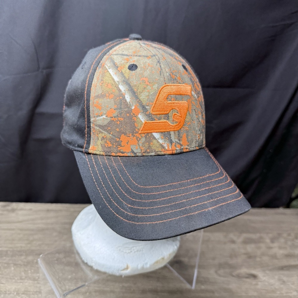 Snap-on Tools Embroidered Logo Mens Baseball Cap Hat Adjustable Camo Black